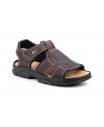 Sandalias Californianas Men Brown Leather Morxiva MORXIVA-700839,90 €