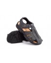 Sandalias Californianas Hombre Piel Negro MORXIVA-7018 39,90 €