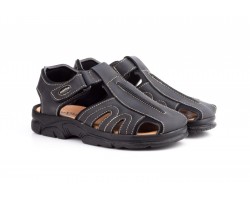 Sandalias Californianas Hombre Piel Negro MORXIVA-7018 39,90 €