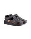 Sandalias Californianas Hombre Piel Negro MORXIVA-7018 39,90 €