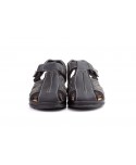 Sandalias Californianas Hombre Piel Negro MORXIVA-7018 39,90 €