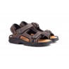 Sandalias Californianas Hombre Piel Negro Marrón MORXIVA-7009 39,90 €