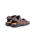 Sandalias Californianas Hombre Piel Negro Marrón MORXIVA-7009 39,90 €