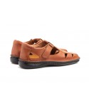 Sandals Men Leather Cognac Stitched Billy Cactus CACTUS-6031359,90 €