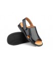 Sandalias Hombre Piel Negro Tipo Velcro IBERICO-1405 34,90 €