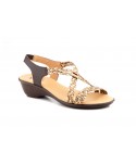 Sandalias Mujer Piel Trenzado Elástico ALTO-ESTILO-323 29,90 €