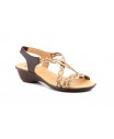 Sandalias Mujer Piel Trenzado Elástico ALTO-ESTILO-323 29,90 €