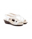 Sandalias Mujer Piel Trenzado Elástico ALTO-ESTILO-323 29,90 €