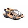 Sandalias Mujer Piel Trenzado Elástico ALTO-ESTILO-323 29,90 €