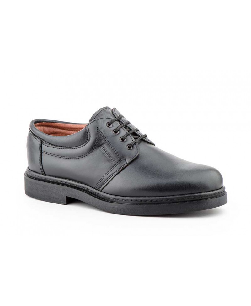Men's Shoes Black Leather Derby Laces Good Ibérico IBERICO-45945,50 €