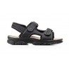 Sandalias Hombre Piel Negro Marrón Aventura MORXIVA-7001 39,90 €