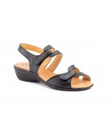 Sandalias Mujer Piel Colores Cuña Velcro ALTO-ESTILO-454 34,90 €