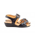 Sandalias Mujer Piel Colores Cuña Velcro ALTO-ESTILO-454 34,90 €