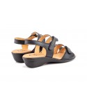 Sandalias Mujer Piel Colores Cuña Velcro ALTO-ESTILO-454 34,90 €