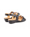 Sandalias Mujer Piel Colores Cuña Velcro ALTO-ESTILO-454 34,90 €