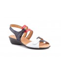 Sandalias Mujer Piel Colores Cuña Velcro ALTO-ESTILO-454 34,90 €