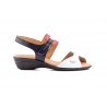 Sandalias Mujer Piel Colores Cuña Velcro ALTO-ESTILO-454 34,90 €