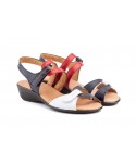 Sandalias Mujer Piel Colores Cuña Velcro ALTO-ESTILO-454 34,90 €