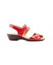 Sandalias Mujer Piel Colores Cuña Velcro ALTO-ESTILO-454 34,90 €