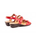 Sandalias Mujer Piel Colores Cuña Velcro ALTO-ESTILO-454 34,90 €