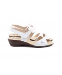 Sandalias Mujer Piel Colores Cuña Velcro ALTO-ESTILO-454 34,90 €