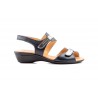 Sandalias Mujer Piel Colores Cuña Velcro ALTO-ESTILO-454 34,90 €