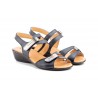 Sandalias Mujer Piel Colores Cuña Velcro ALTO-ESTILO-454 34,90 €