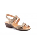 Sandalias Mujer Piel Colores Cuña Velcro ALTO-ESTILO-454 34,90 €