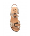 Sandalias Mujer Piel Colores Cuña Velcro ALTO-ESTILO-454 34,90 €