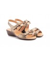 Sandalias Mujer Piel Colores Cuña Velcro ALTO-ESTILO-454 34,90 €