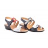 Sandalias Mujer Piel Colores Cuña Velcro ALTO-ESTILO-454 34,90 €