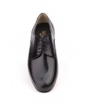 Zapatos Hombre Piel Negro Suela de Cuero Ancho 12 Nikkoe NIKKOE-114769,89 €