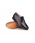 Zapatos Hombre Derby Piel Suela Cuero Ancho 12