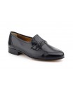 Black Leather Men's Loafer Shoes Nikkoe Leather Sole NIKKOE-16559,50 €