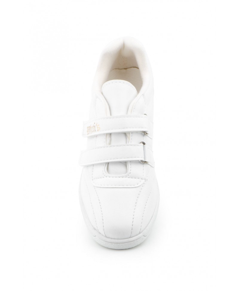 Deportivos con cuña blanco y negro
