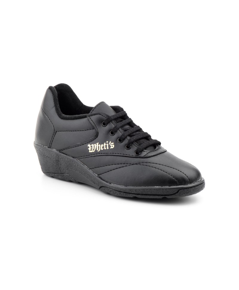 Deportivas Mujer Aerobic Cordones Cuña Negro Blancas WHETI'S-806 24,50 €