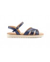 Women Sandals Navy Leather Floor Flat Eva Sizes Large JAM ZANCADAS-2050P-XXL53,90 €