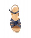 Women Sandals Navy Leather Floor Flat Eva Sizes Large JAM ZANCADAS-2050P-XXL53,90 €