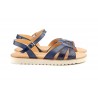 Women Sandals Navy Leather Floor Flat Eva Sizes Large JAM ZANCADAS-2050P-XXL53,90 €