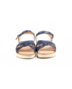 Women Sandals Navy Leather Floor Flat Eva Sizes Large JAM ZANCADAS-2050P-XXL53,90 €