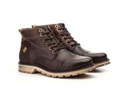 Botas Hombre Piel Marrón Tacón Cordones ROUTE83-11153-B 69,89 €