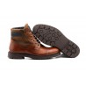 Botas Hombre Piel Marrón Negro Cordones Tacón ROUTE83-11479 69,89 €