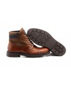 Botas Hombre Piel Marrón Negro Cordones Tacón ROUTE83-11479 69,89 €