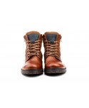 Botas Hombre Piel Marrón Negro Cordones Tacón ROUTE83-11479 69,89 €