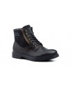 Botas Hombre Piel Marrón Negro Cordones Tacón ROUTE83-11479 69,89 €