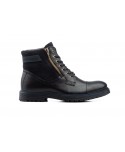 Botas Hombre Piel Marrón Negro Cordones Tacón ROUTE83-11479 69,89 €