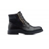 Botas Hombre Piel Marrón Negro Cordones Tacón ROUTE83-11479 69,89 €