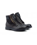 Botas Hombre Piel Marrón Negro Cordones Tacón ROUTE83-11479 69,89 €