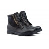 Botas Hombre Piel Marrón Negro Cordones Tacón ROUTE83-11479 69,89 €