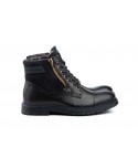 Botas Hombre Piel Marrón Negro Cordones Tacón ROUTE83-11479 69,89 €